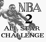 NBA All-Star Challenge 2 title screen for GameBoy